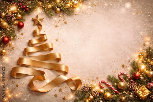 Festive Christmas banner wi...