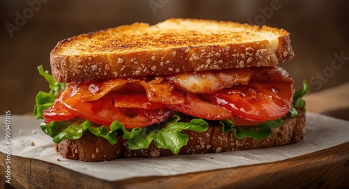 Mouthwatering BLT sandwich ...