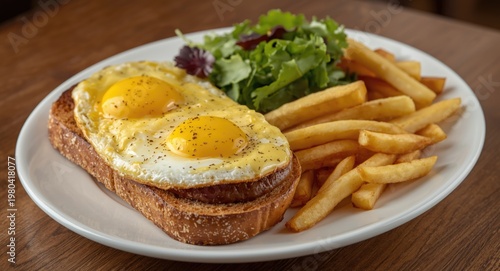 Toasted bread topped with c...