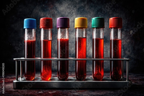 Vibrant blood samples in te...