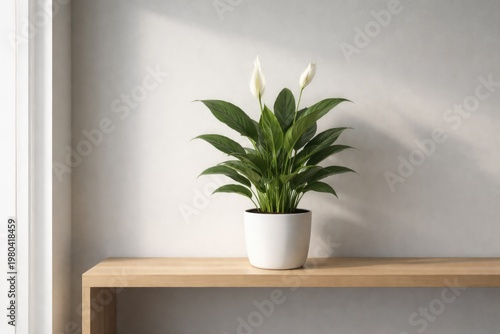 Minimalist interior featuri...