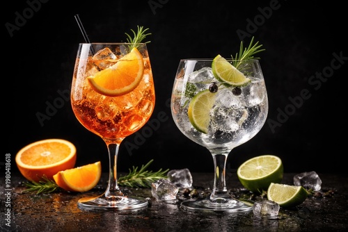 Refreshing Aperol spritz an...