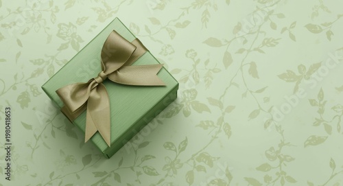 Sophisticated green gift bo...
