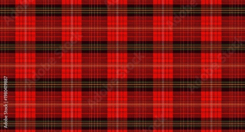 Harmonious vibrant tartan p...