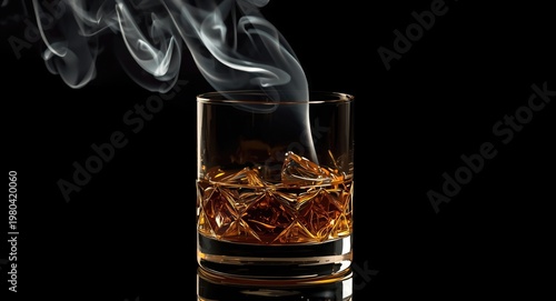smoke curling elegantly fro...