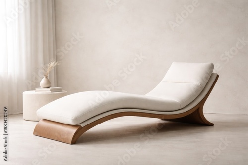 Minimalist studio scene wit...