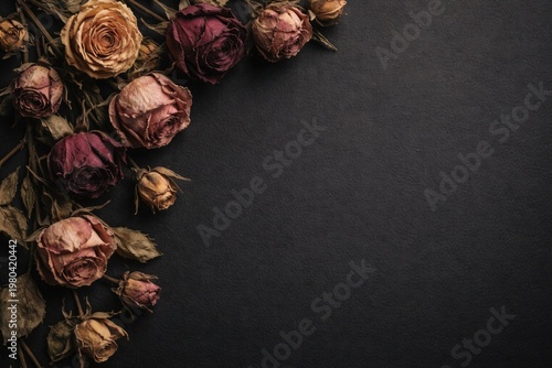 Copy space photo of dried r...