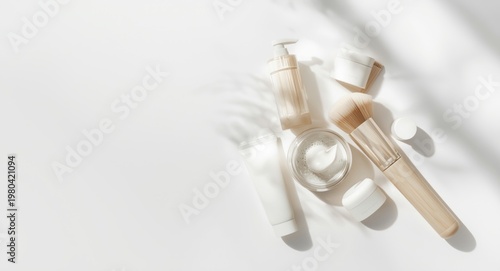 White background setting wi...