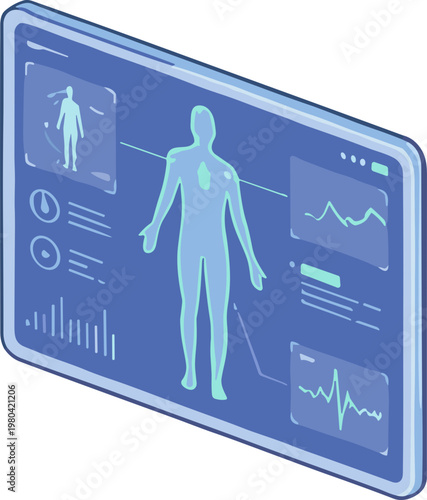 Biotech and bioengineering Illustration