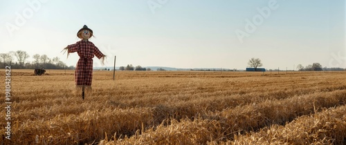 Wide farm field safeguarded...