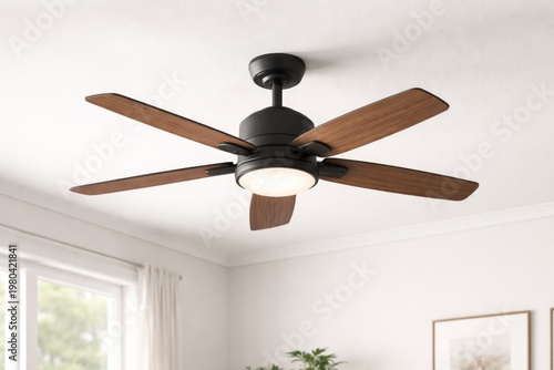 Modern ceiling fan with int...