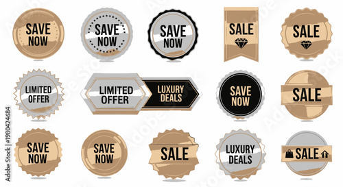 Sale Discount Labels and Badges.