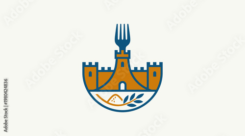 Restaurant and Culinary Castle Logo