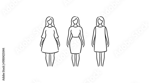 Woman Body Shapes Pear Hourglass and Rectangle