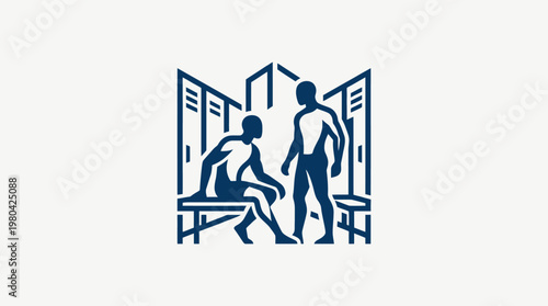 Gym Locker Room Logo