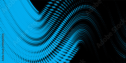 light blue black brush wrap car sticker pattern abstract banner sporty lines light blue black color combination grunge brush pattern, Vector, Eps 10.