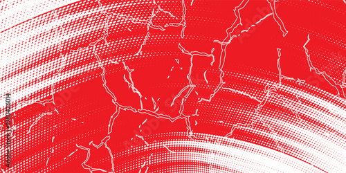 red and white brush wrap car sticker pattern abstract banner sporty lines red and white color combination grunge brush modern pattern racing motorsport vector design.