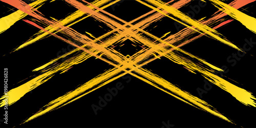 Sports background design with abstract templates of sports players in various activities. Football, basketball, baseball, tennis, rugby, cycling in yellow orange, Modern, Eps 10.