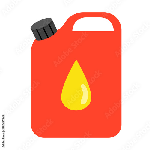 petrol oil icon isolated on white