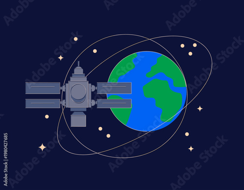 Flat Minimalist Illustration Set of Startup Pitch, Ocean Cleanup, Digital Healthcare, E-learning, Marketing Analytics, Airport Kiosk, Coffee Brewing, VR Gaming, Rocket Launch, and Home Plant Decoratio