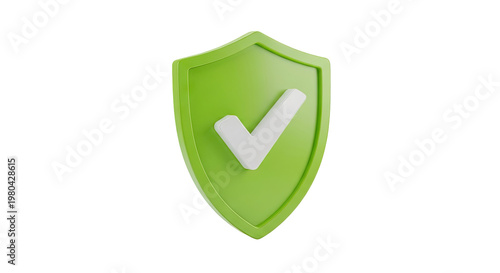 Free Download Green Shield with White Check Mark - GFXLoad