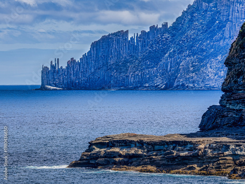 Εκτύπωση καμβά Cape Raoul in Tasman National Park, Tasmania.