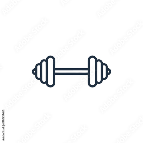 Barbell icons pair, weightlifting gym symbol, strength training poster, fitness bootcamp session, bodybuilding championship banner, sports wellness event branding design