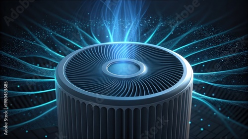 Advanced Carbon Capture Device with Airflow Technology and Particles