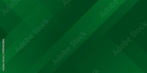 Geometric Green Background with Diagonal Stripes and Gradients. Vector Minimalist Backdrop for Irish St.