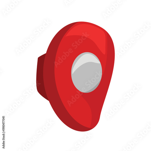 Boxing punching mitts vector icon illustration, punching target hand pads icon vector, boxing pads vector image. Martial arts focus mitts for boxing, kickboxing, muaythai, taekwondo, MMA
