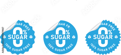 Sugar-free icon. Zero sugar label. Allergen-free icon collection.

Sugar-free icon. Zero sugar label. Allergen-free icon collection. Allergen-free products. Product warning symbols.