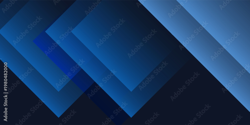 Fototapeta premium Blue black abstract background geometry shine and layer element vector for presentation design. Suit for business, corporate, institution, party, festive, seminar, and talks