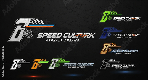 Speed Culture Asphalt Dreams Logo Collection.