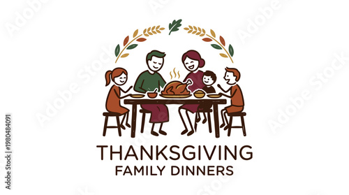 Thanksgiving Family Dinner Holiday Gathering