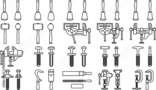Craftsman's Workshop Tools Icons 