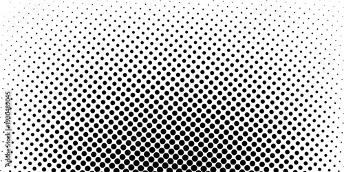 Set of halftone dots gradient pattern texture isolated on white background. Straight dotted spots using halftone circle dot raster texture. Vector blot half tone collection.