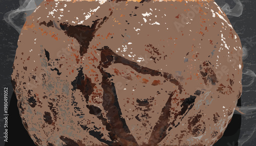 Macro close-up of dark molten chocolate being poured slowly