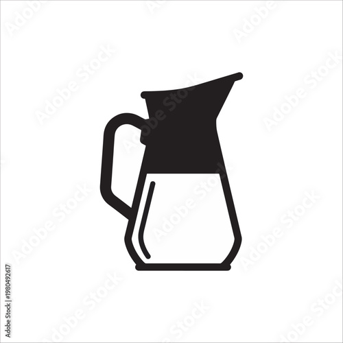 pitcher and glass