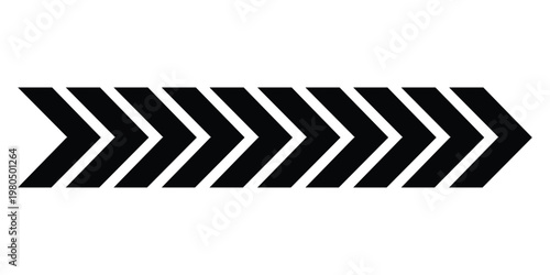 Right Chevron Arrow Vector Directional Symbol Geometric Progress Navigation Path Fast Motion Graphic