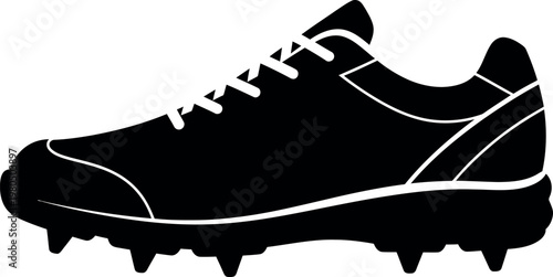 Cricket shoes silhouette high performance footwear for cricket players matches