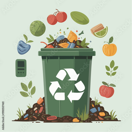 lungs with cityscape and green tree branches illustration