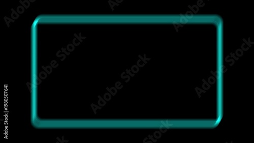 Futuristic sci-fi HUD display featuring a centralized direction indicator with blue neon light effects and abstract motion graphic elements for high-end video projects. black screen  4k video