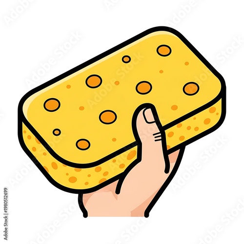 Hand holding yellow cheese slice.