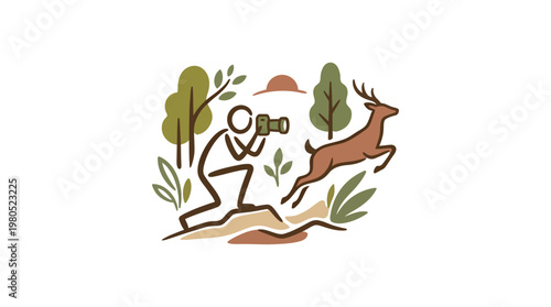 Wildlife Photographer Captures Deer in Natural Habitat