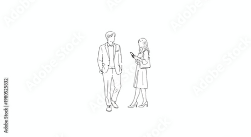 Flat vector illustration of a man and woman in solidarity on Labor Day, celebrating workers day with a union protest