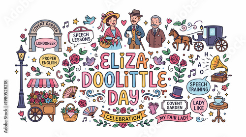 Eliza Doolittle Day Celebration, Covent Garden, My Fair Lady