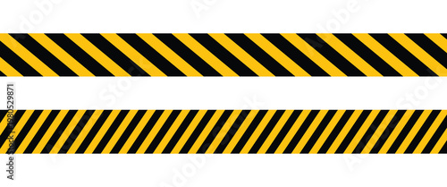 The potential danger vector template sign. Vector illustration. Black and yellow mark. eps10.
