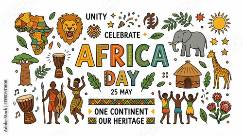 Africa Day Celebration: Unity, Heritage, Culture, Wildlife, People
