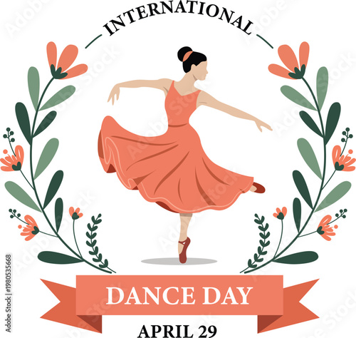 World dance day illustration