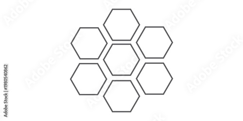 Honeycomb thin line icon, bee and honey, hexagon sign, vector graphics, a linear pattern on a white background, eps 10.